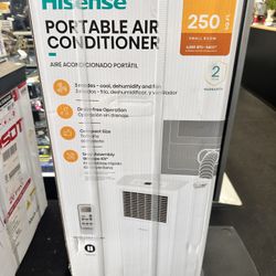 Hisense Portable Air Conditioner 6000BTU 250sq Ft NEW IN BOX
