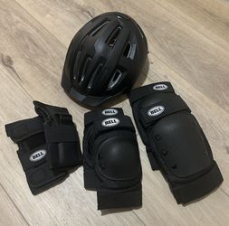 Bikemate Helmet and BELL Adults’ Protective Pad Set