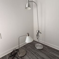 Two Ikea lamps