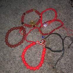 Assorted Seven Pc Bracelets 