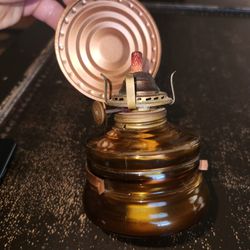Vintage Oil Nasco Handy Lamp Oil Lamp