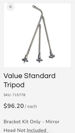 Truck or RV mirror bracket