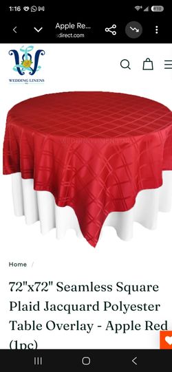 Tablecloth apple red