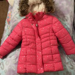 Pink Puffy Winter Coat 
