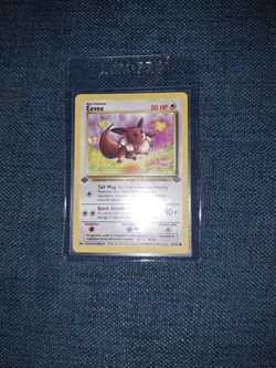 1st Edition Eevee Pokémon Card
