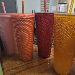 Multiple Starbucks Tumblers (24 Oz. Cold) In 