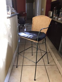 4 Bar Chairs w/ Cushion ($25 Each) height 42” & Seat 29 height
