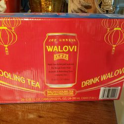 WALOVI Chinese Herbal Tea Wong Lo Kat - Wang Lao Ji Canned Cooling Tea/Liangcha - China's Best (24 Cans/Case, Red)

