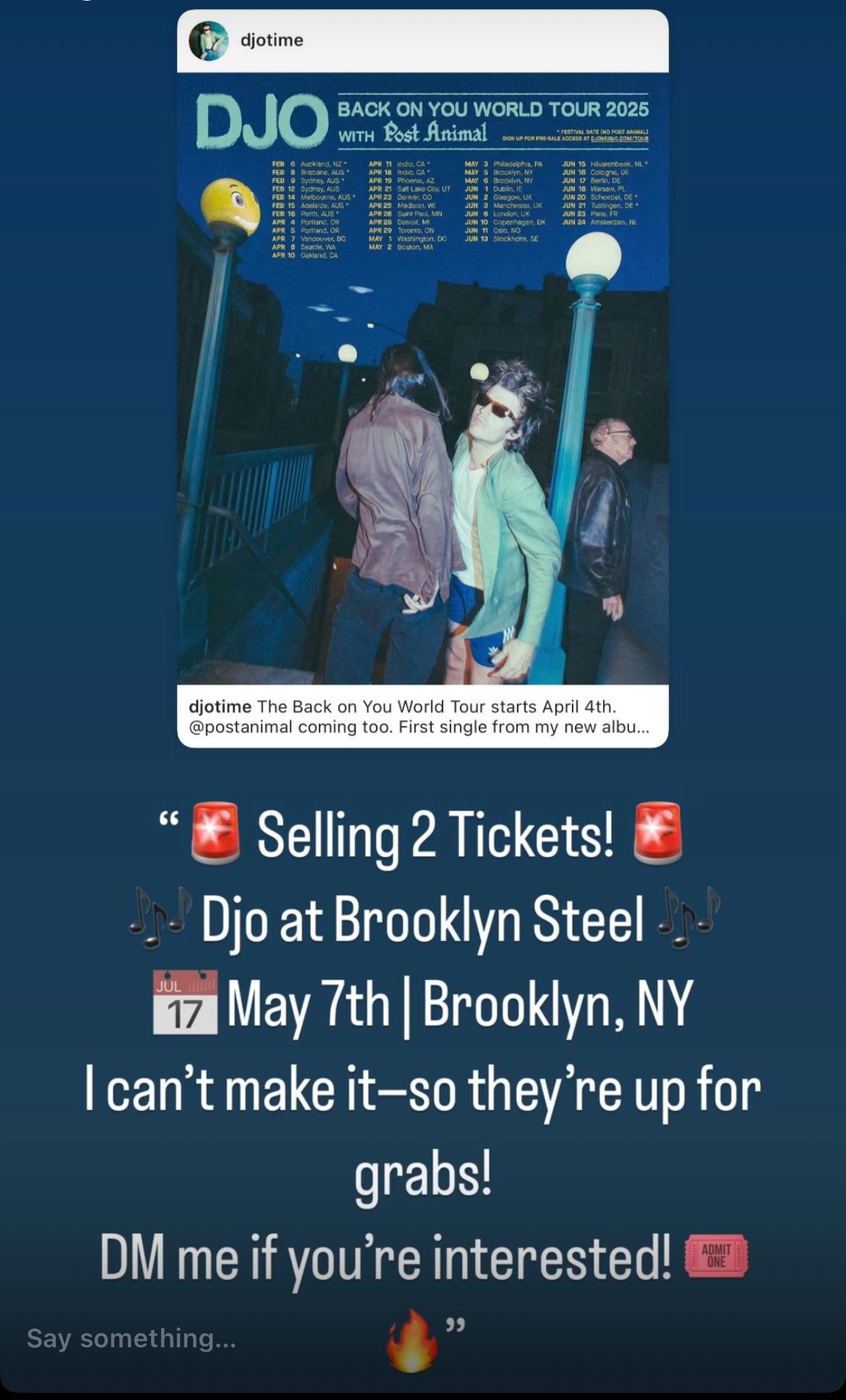 Two Concert Tickets