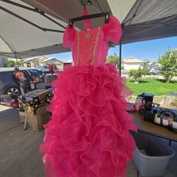 Vestido Rosa De Pricesa
