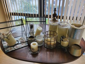 Candles and candle holders