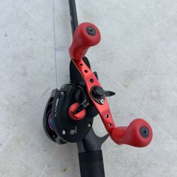 Abu Garcia Black Max baitcasting reel paired with a Classic Speed Stick fishing rod