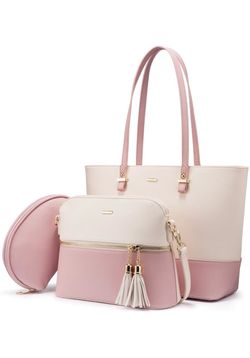 LOVEVOOK Handbags for Women Shoulder Bags Tote Satchel Hobo 3pcs Purse Set