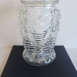 Libbey Vintage Elephant Glass Jar With Lid