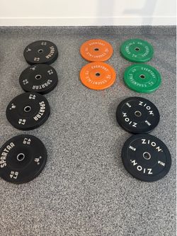 Weightlifting bumper plates $1