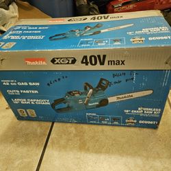 Makita 40v Max Chain Saw Tool Only No Battery No Charger
