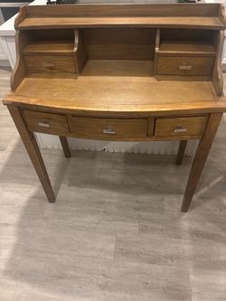 Wood writing desk used