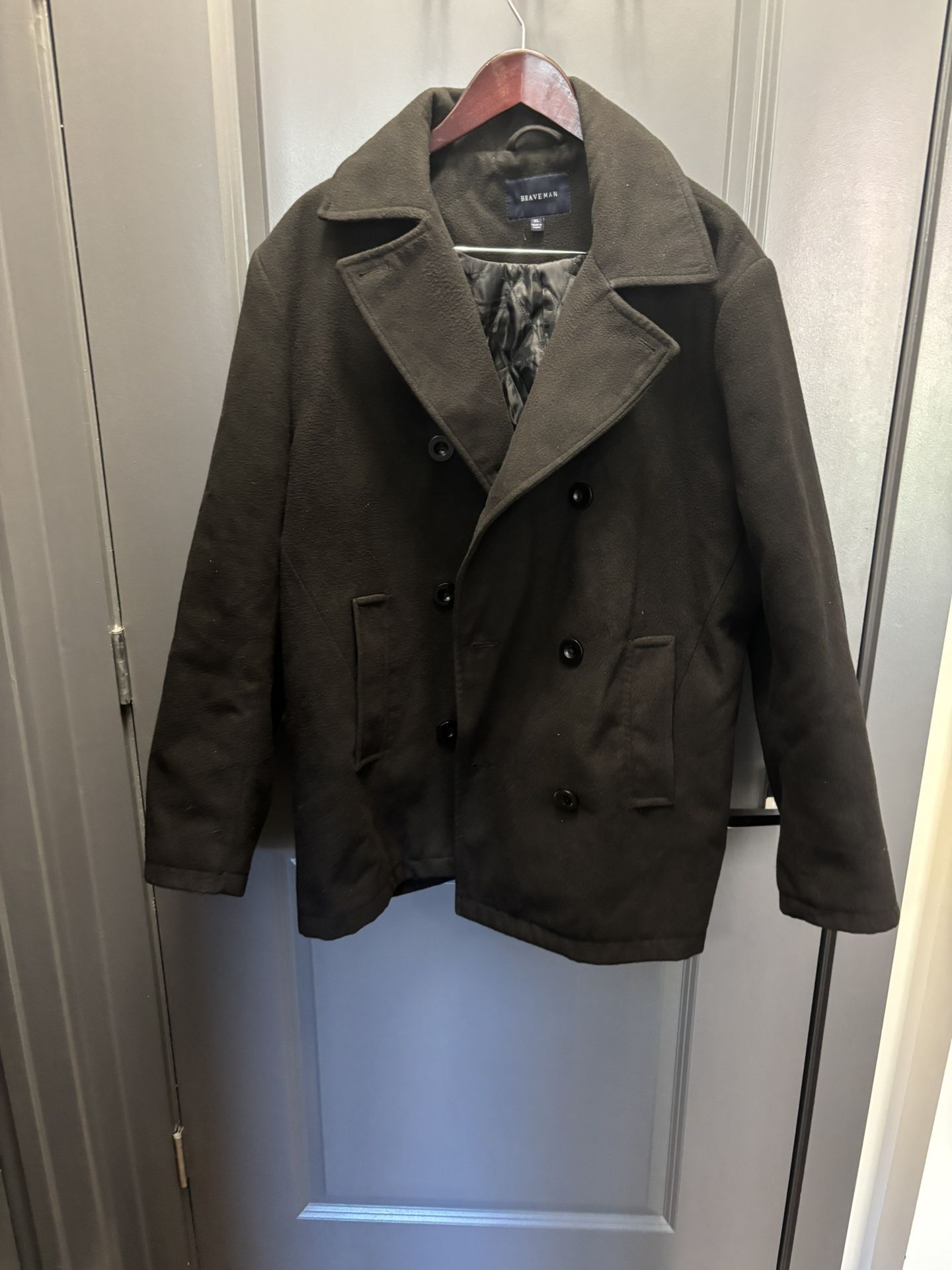 Men’s Double Breasted Warm Winter Jacket