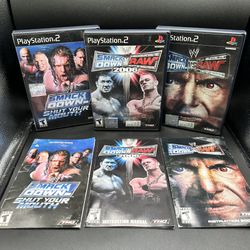 CiB WWE Playstation 2 Games Bundle