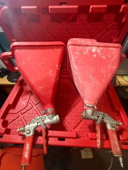 2 Wal-Board Texture-Pro 200 Drywall Hopper Spray Guns