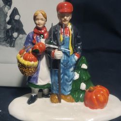 Snow Village "COUNTRY HARVEST" HANDPAINTED