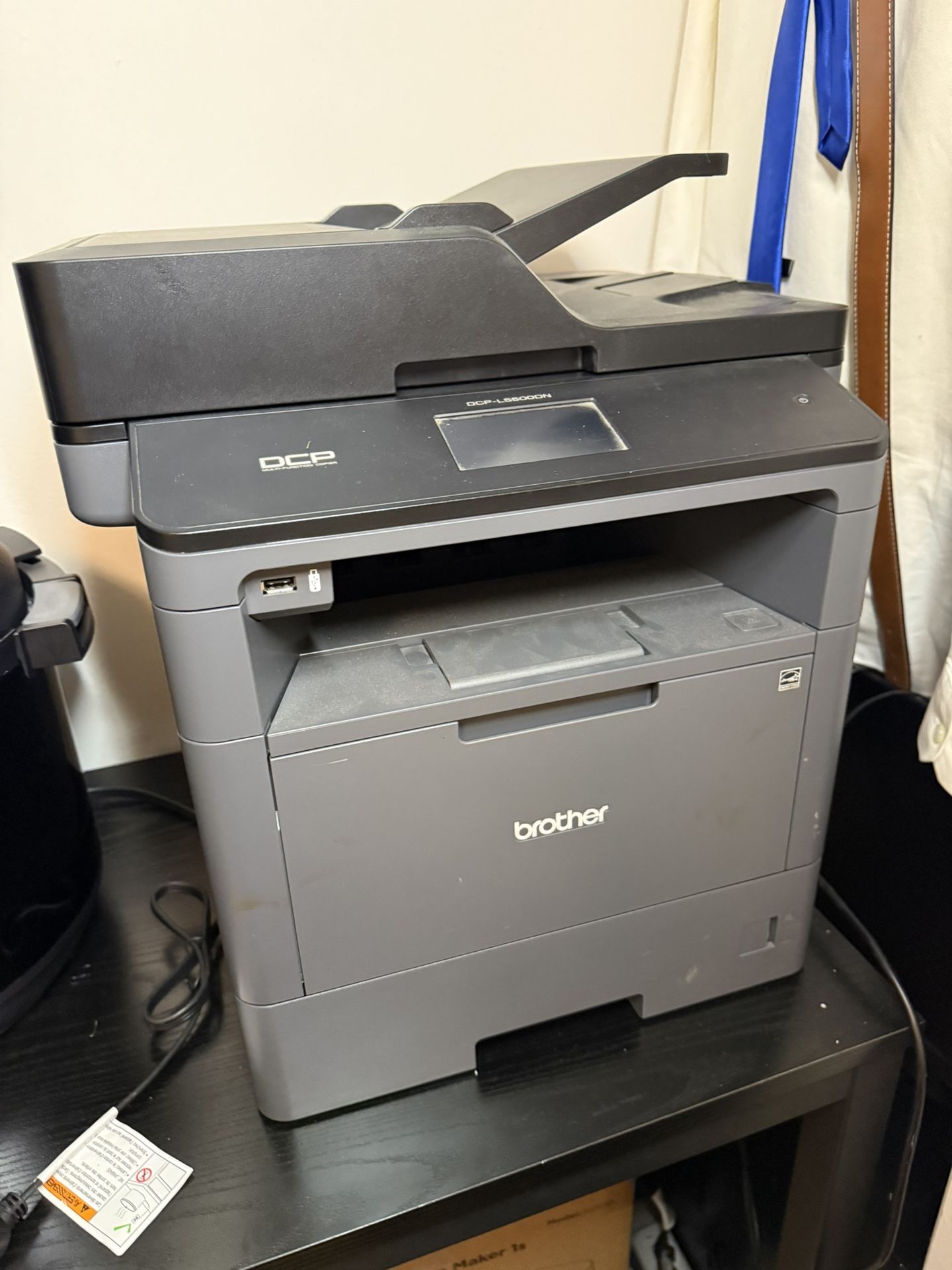 Brother Monochrome BUSINESS Laser Printer, Multifunction Printer and Copier, DCP-L5500DN, Flexible Network Co