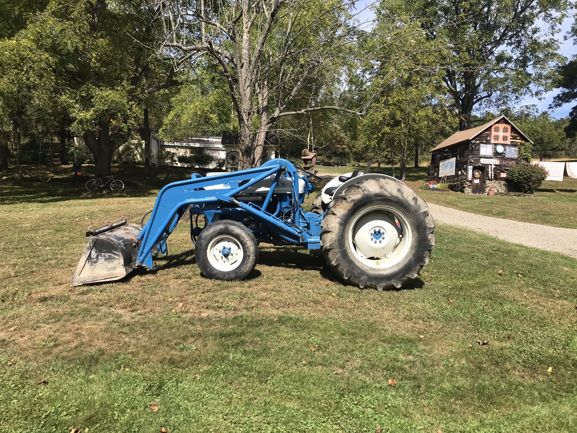 Ford 4000 tractor.