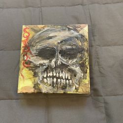 Surrealist Skull Painting 