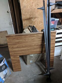 Twin size Headboard & Metal frame