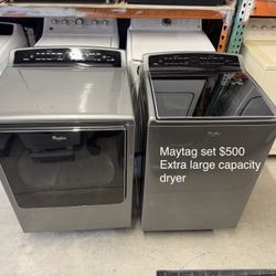 Maytag Washer Dryer Set