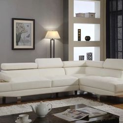 White Sectional