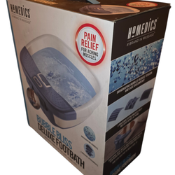 HoMedics Bubble Bliss Deluxe Footbath model FB-50 New!