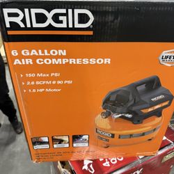 Rigid 6 Gal Compressor 