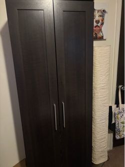Shelve with closing door