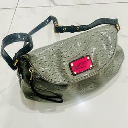 Marc by Marc Jacobs Patent Ostrich Embossed Bag