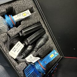 9006  LED Headlight Bulbs Low Beam Fog Light 300% Brighter 6500K Cool White Conversion Kit IP67 Waterproof 2 PCS 