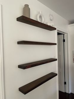 Floating shelves