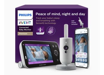Philips Avent Premium Connected Baby Monitor with Wall Mount