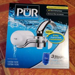 PUR Water Filter Filtration System - Chrome Silver