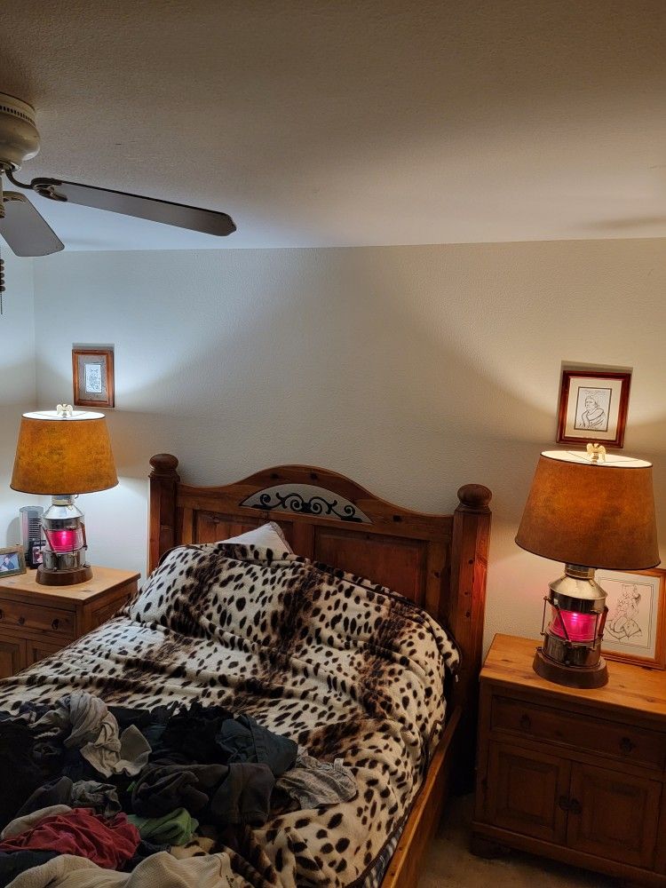 Antique 1945 Nautical Lamps