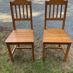 Ikea Wood Chairs
