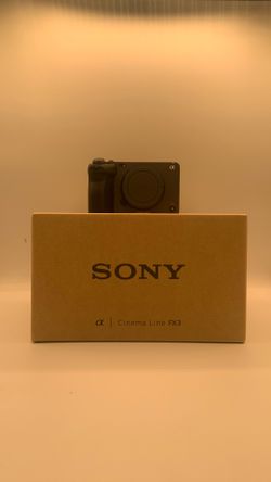 Sony FX3A Cinema Line Camera