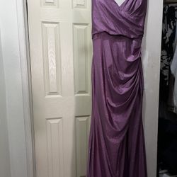 Long Purple Dress