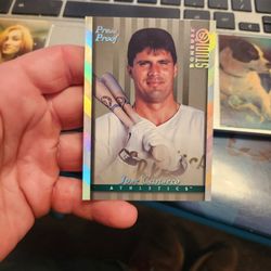 Jose Canseco Baseball Card 