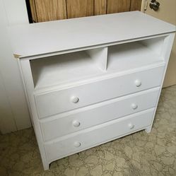 White TV Stand