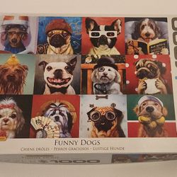 Funny Dogs 1000 Piece Jigsaw Puzzle