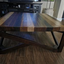 Rustic Style Farmhouse Table Room MEASURES 44X44X19.5