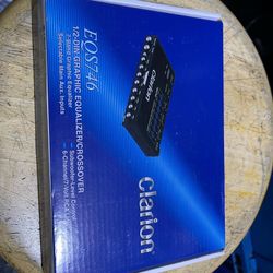 Clarion Eq EQS746 Equalizer for cars systems