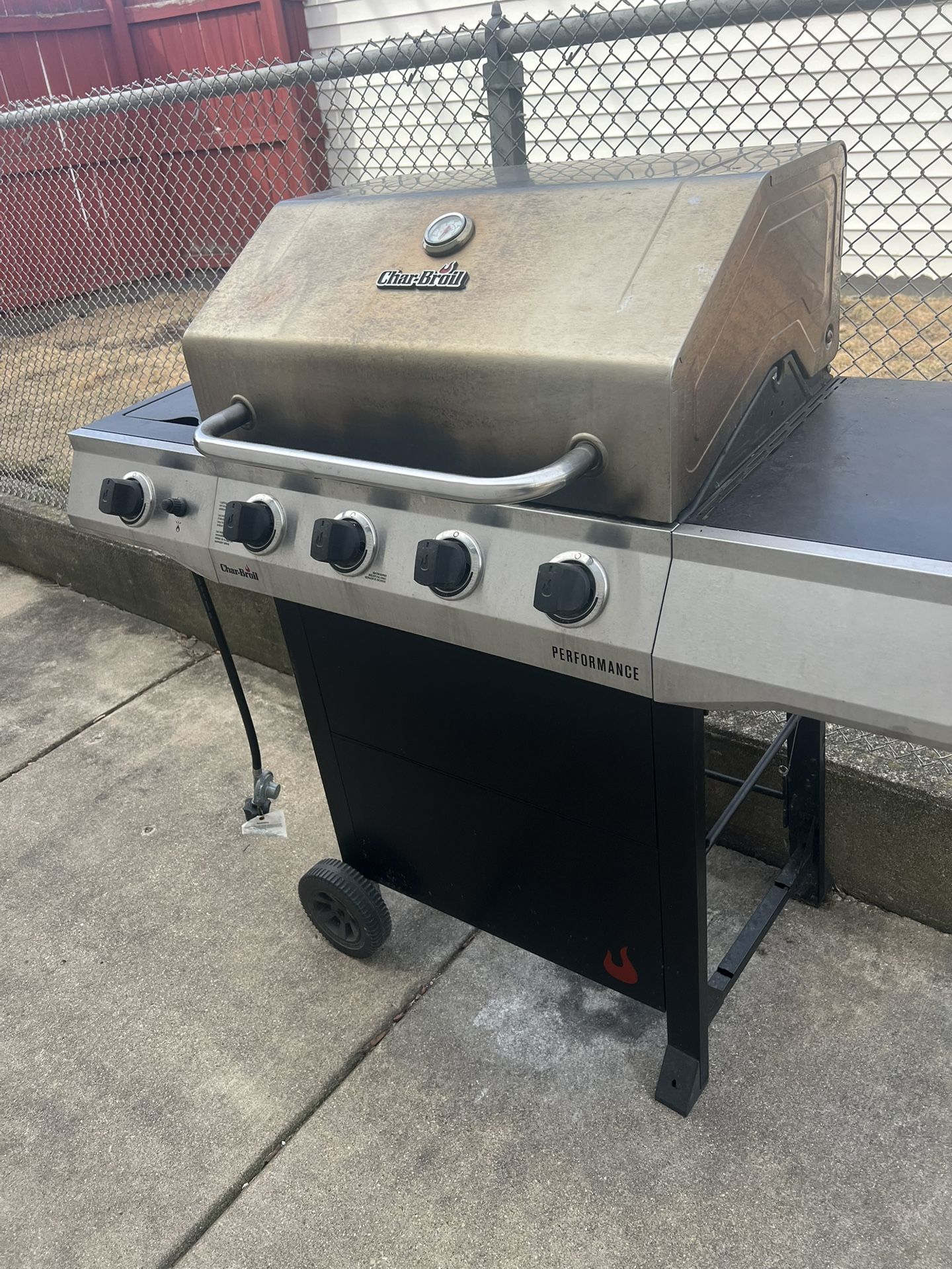Grill sold without tank $100 sold with tank 150