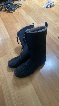 UGG Black Winter Boots women size 9